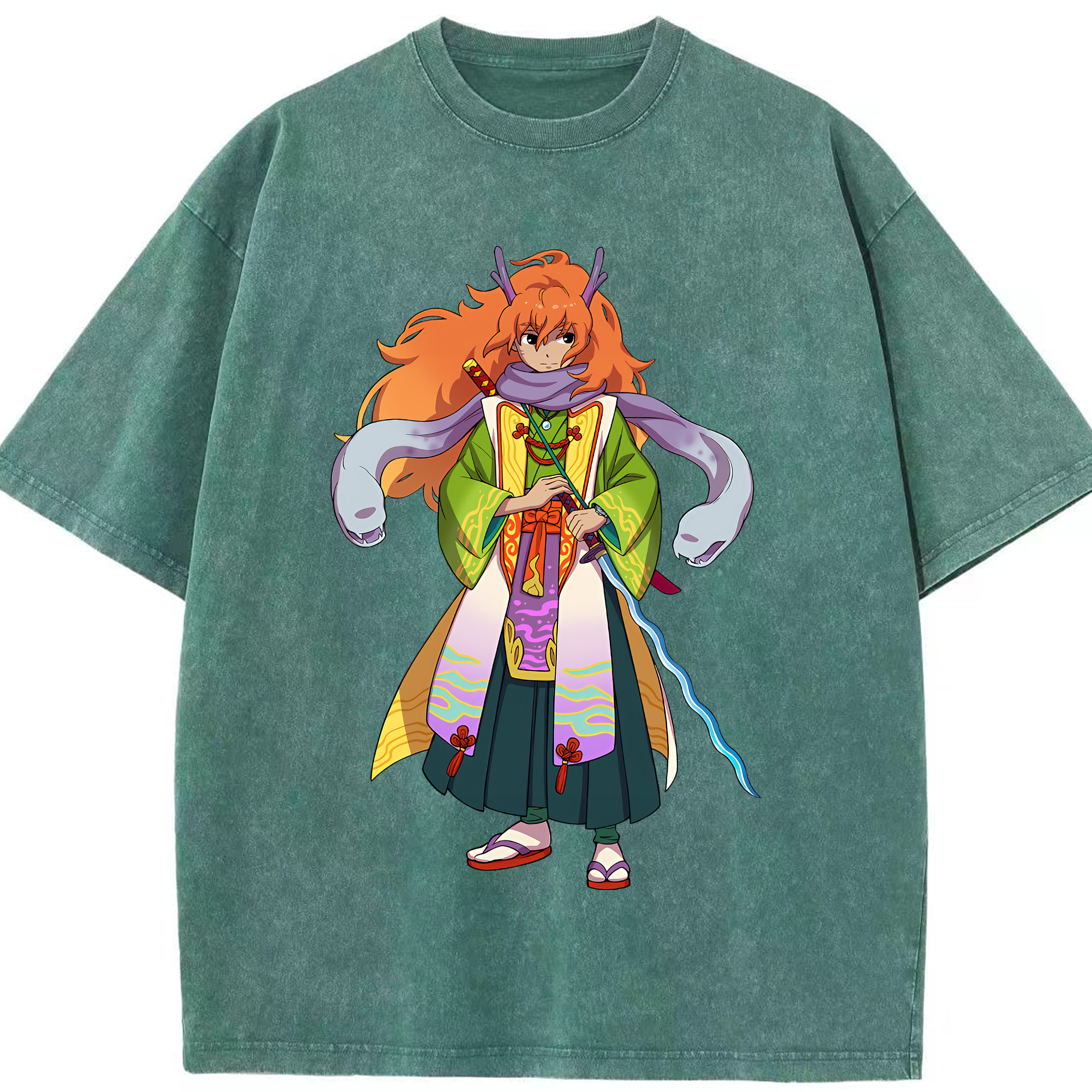 （画像用） 妖怪ウォッチ Yo-kai Watch 綿100% ヴィンテージ風 半袖Tシャツ（フロントプリント）